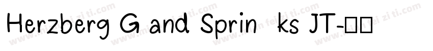 Herzberg G and Sprin  ks JT字体转换